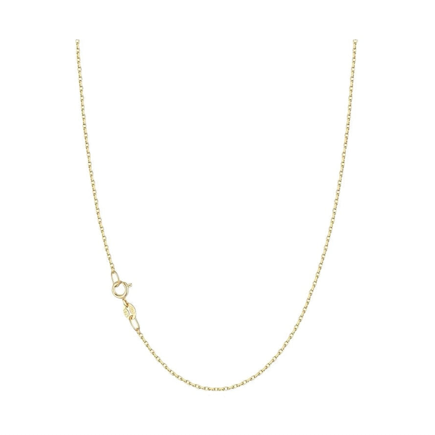 18k Gold Vermeil Box Chain Necklace (1mm)