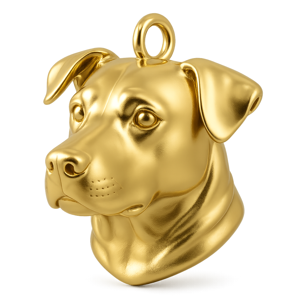Custom charm design - Gold finish