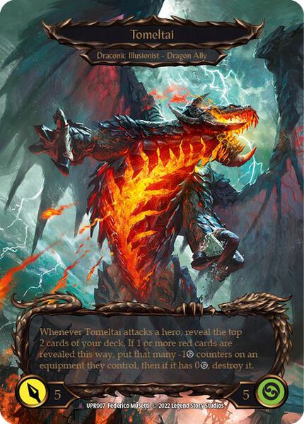 Flesh and blood card - tomeltai the dragon  - original photo