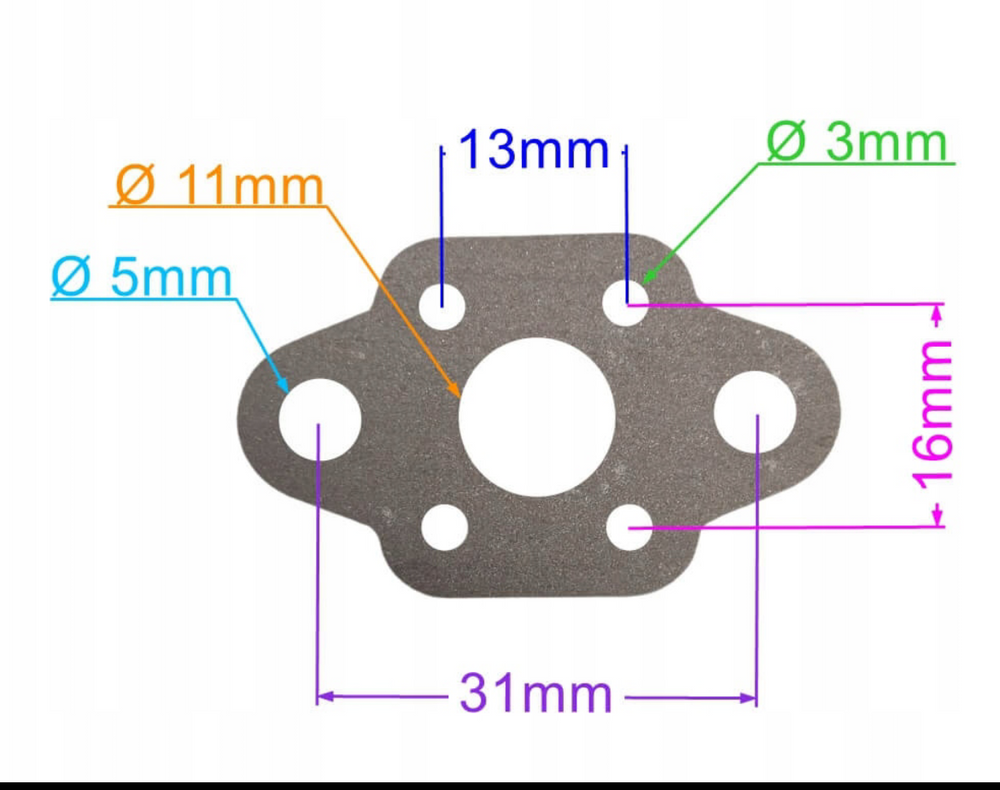 gasket carburator  - original photo