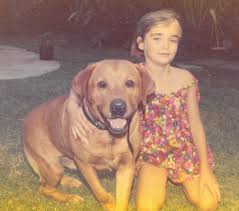 A childhood dog named Cooper - original photo