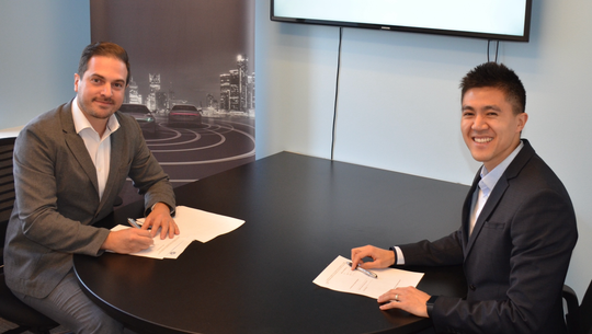 deal signing - original photo