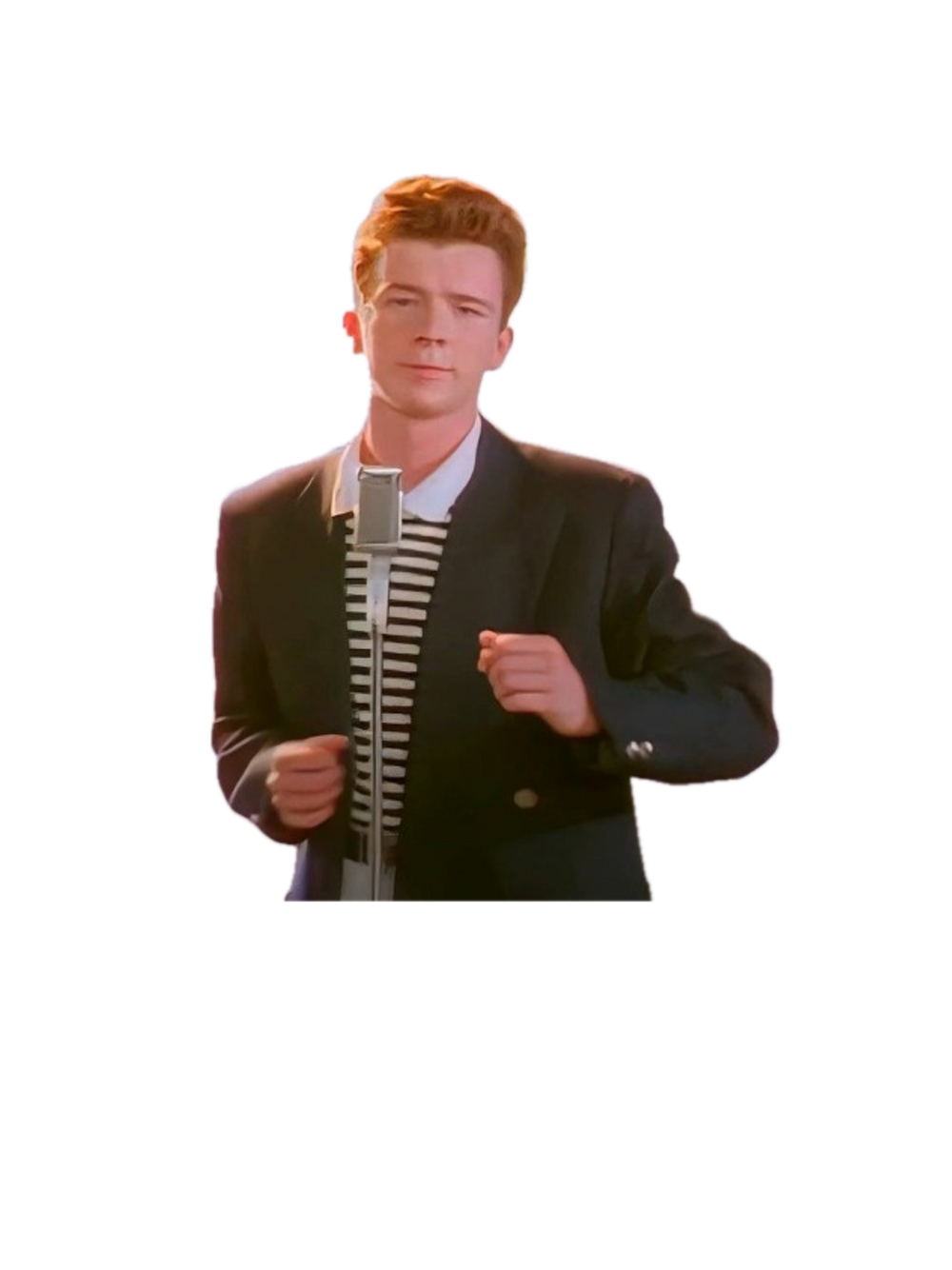Never Gonna Give You Up - original photo