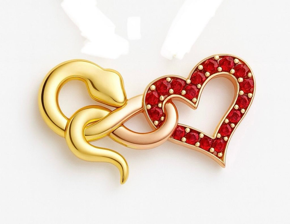 Snake Heart - original photo