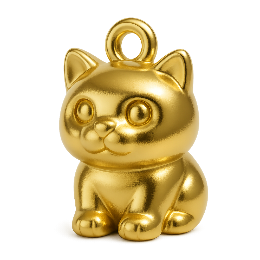 Custom charm design - Gold finish