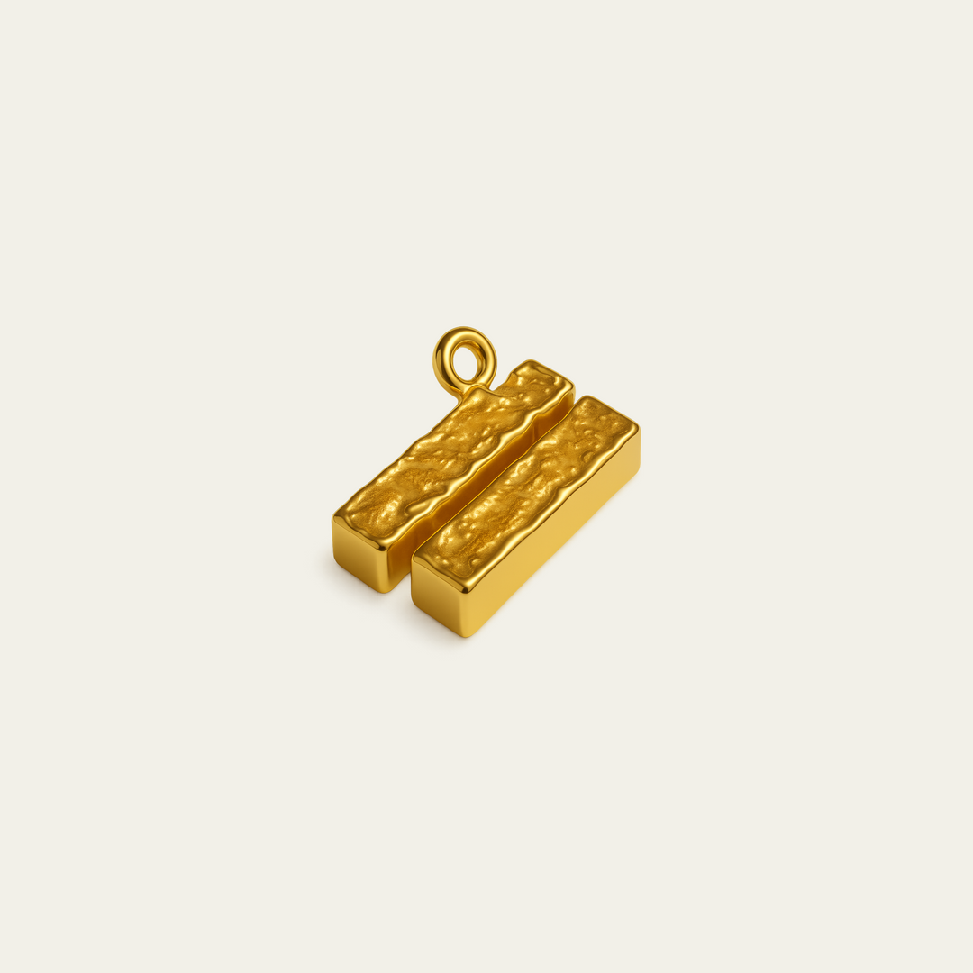 Custom charm design - Gold finish
