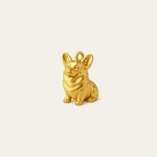Custom charm design - Gold finish