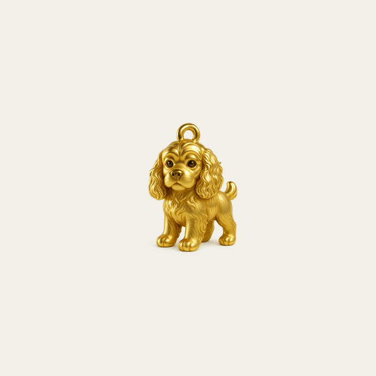 Custom charm design - Gold finish