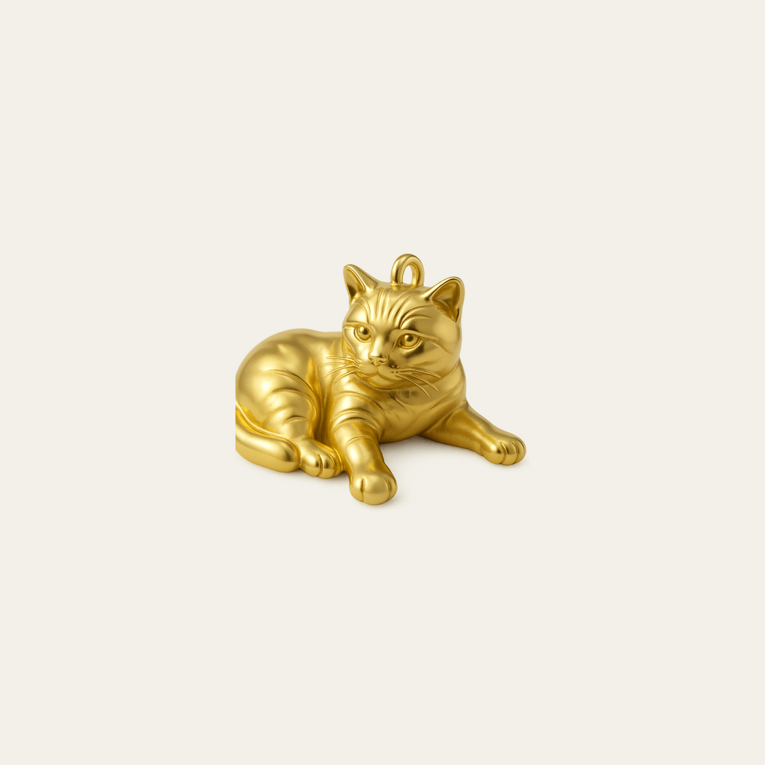 Custom charm design - Gold finish