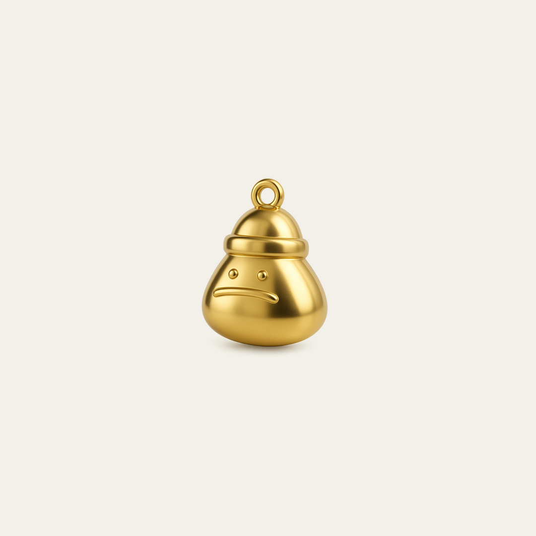 Custom charm design - Gold finish