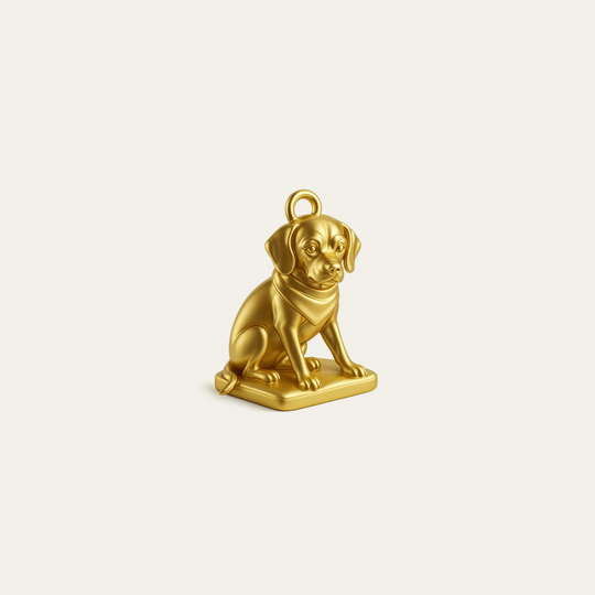 Custom charm design - Gold finish