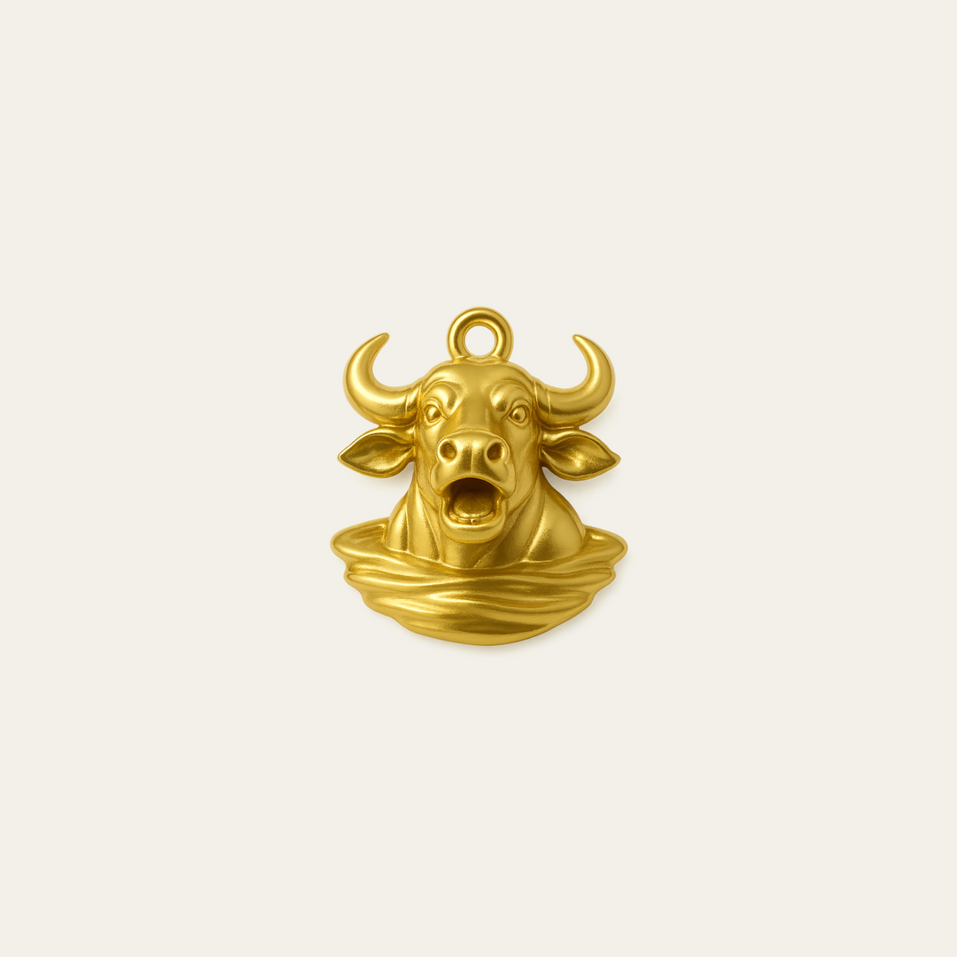Custom charm design - Gold finish