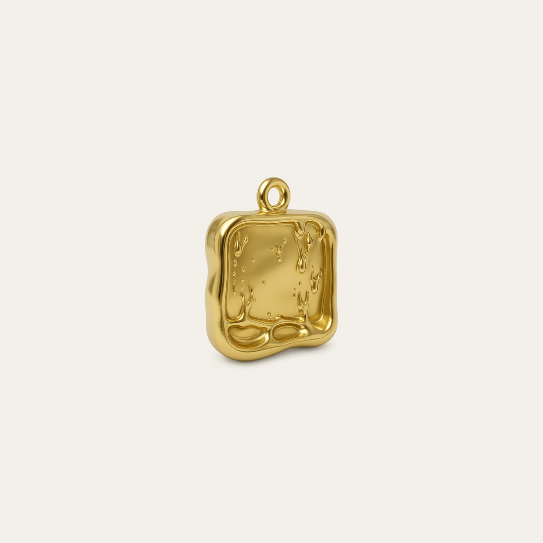 Custom charm design - Gold finish
