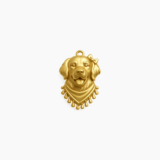 Custom charm design - Gold finish