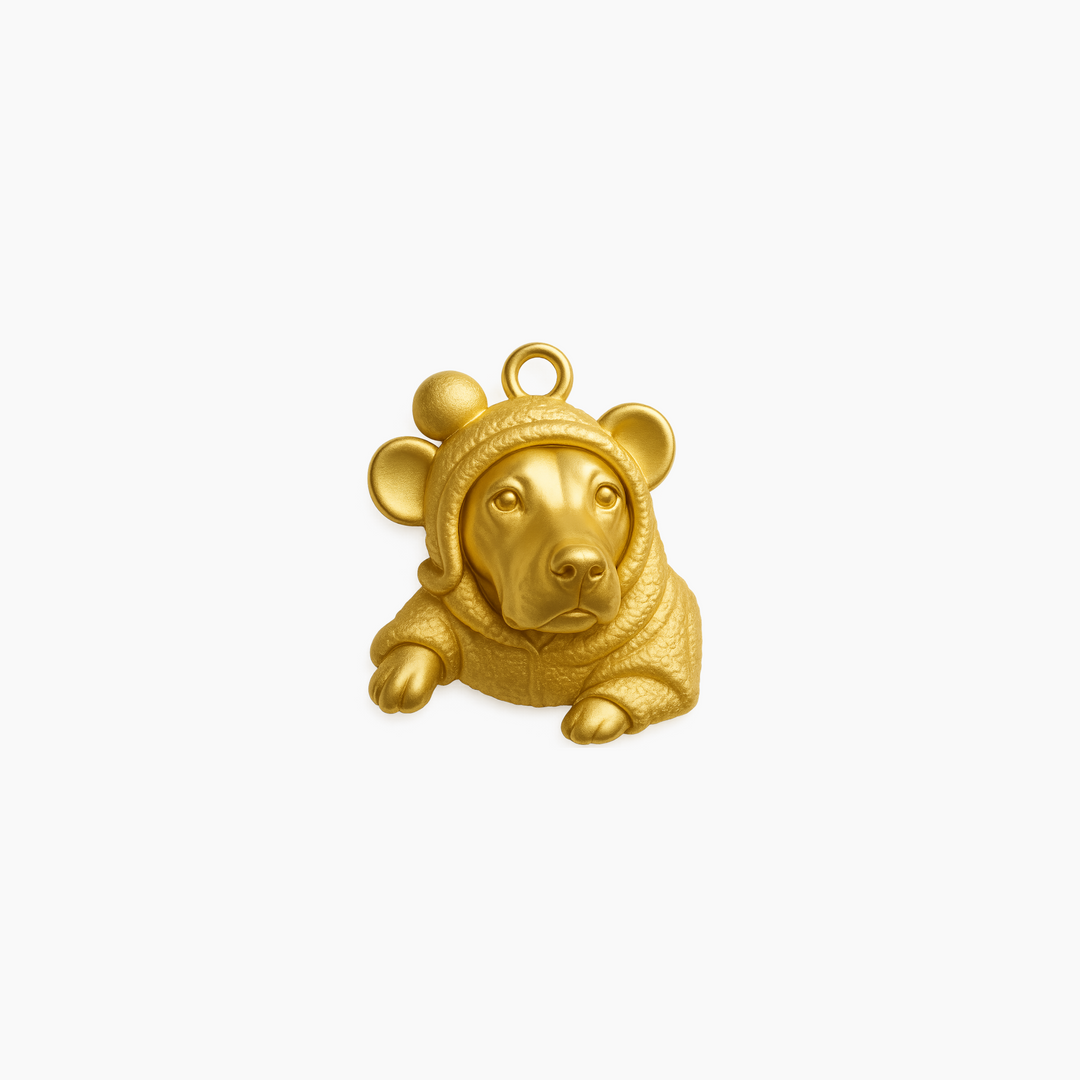 Custom charm design - Gold finish