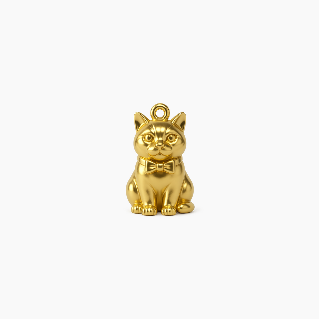 Custom charm design - Gold finish
