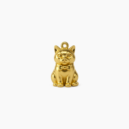 Custom charm design - Gold finish