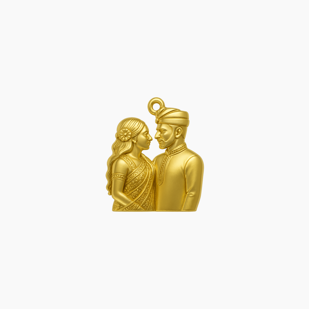 Custom charm design - Gold finish