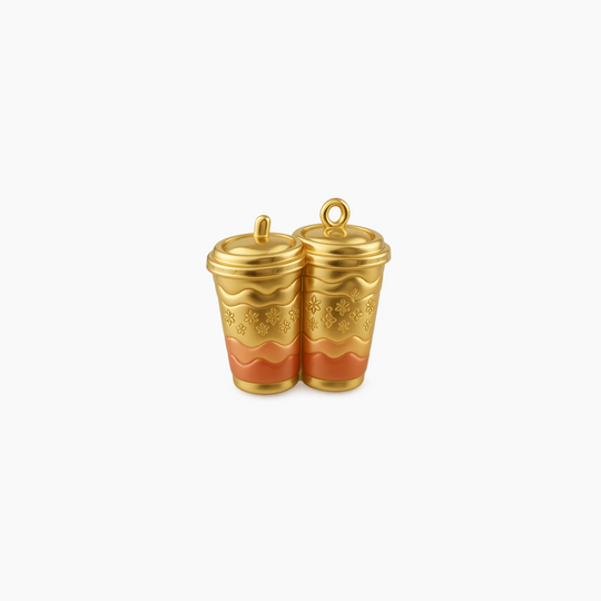 Custom charm design - Gold finish