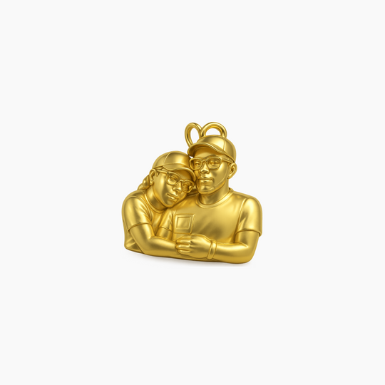 Custom charm design - Gold finish