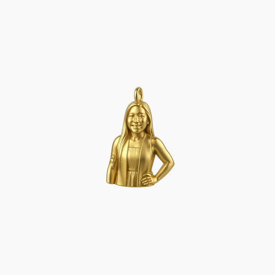 Custom charm design - Gold finish