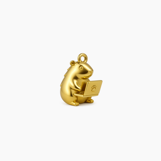 Custom charm design - Gold finish