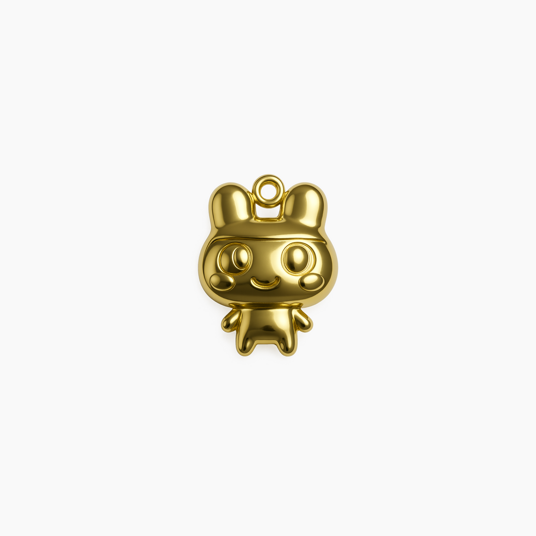 Custom charm design - Gold finish