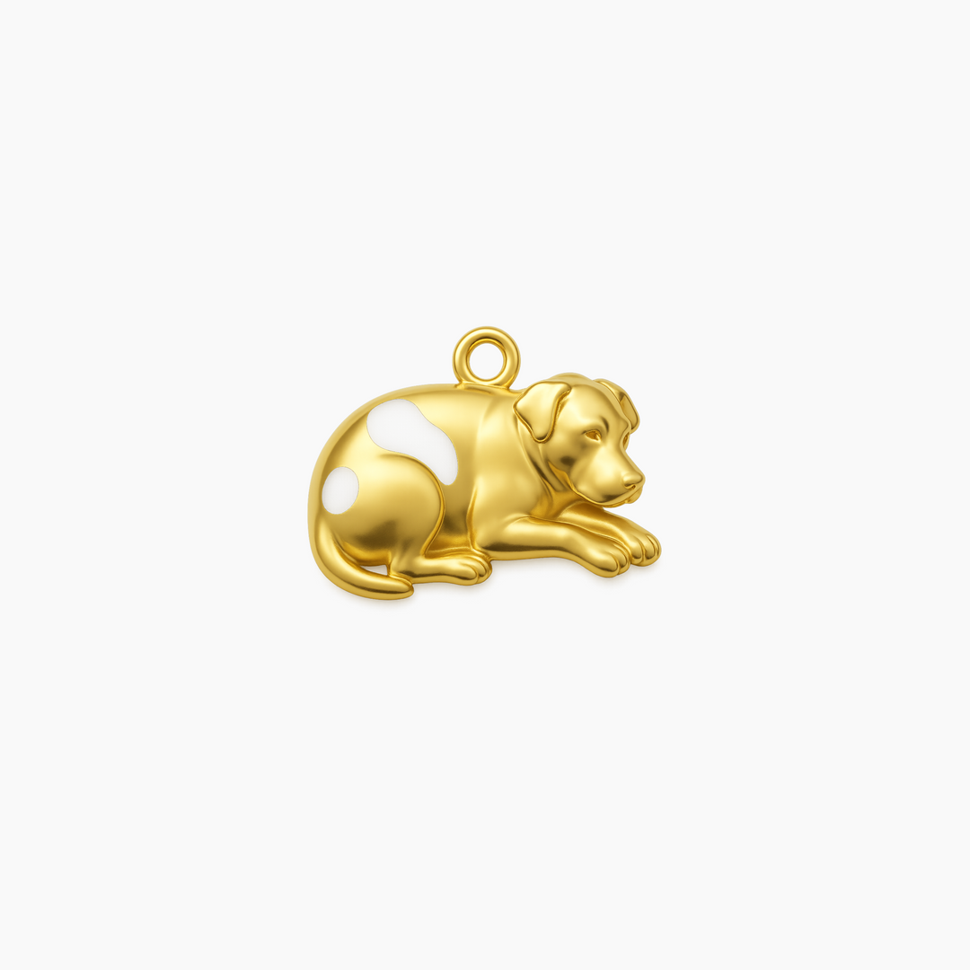 Custom charm design - Gold finish