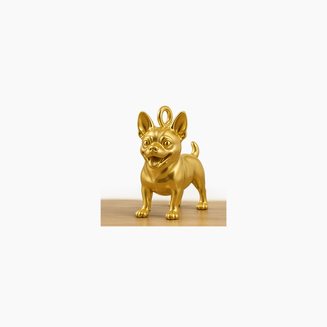 Custom charm design - Gold finish