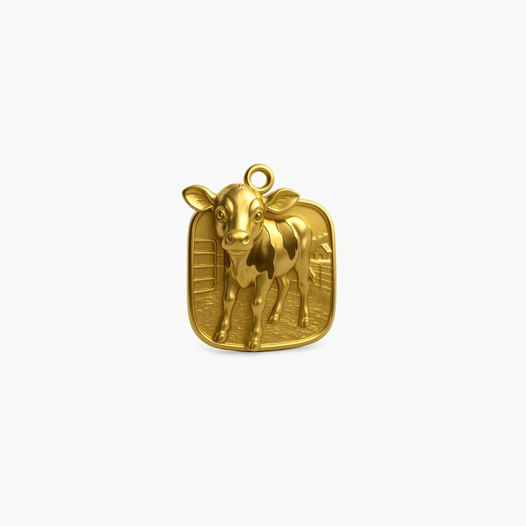Custom charm design - Gold finish