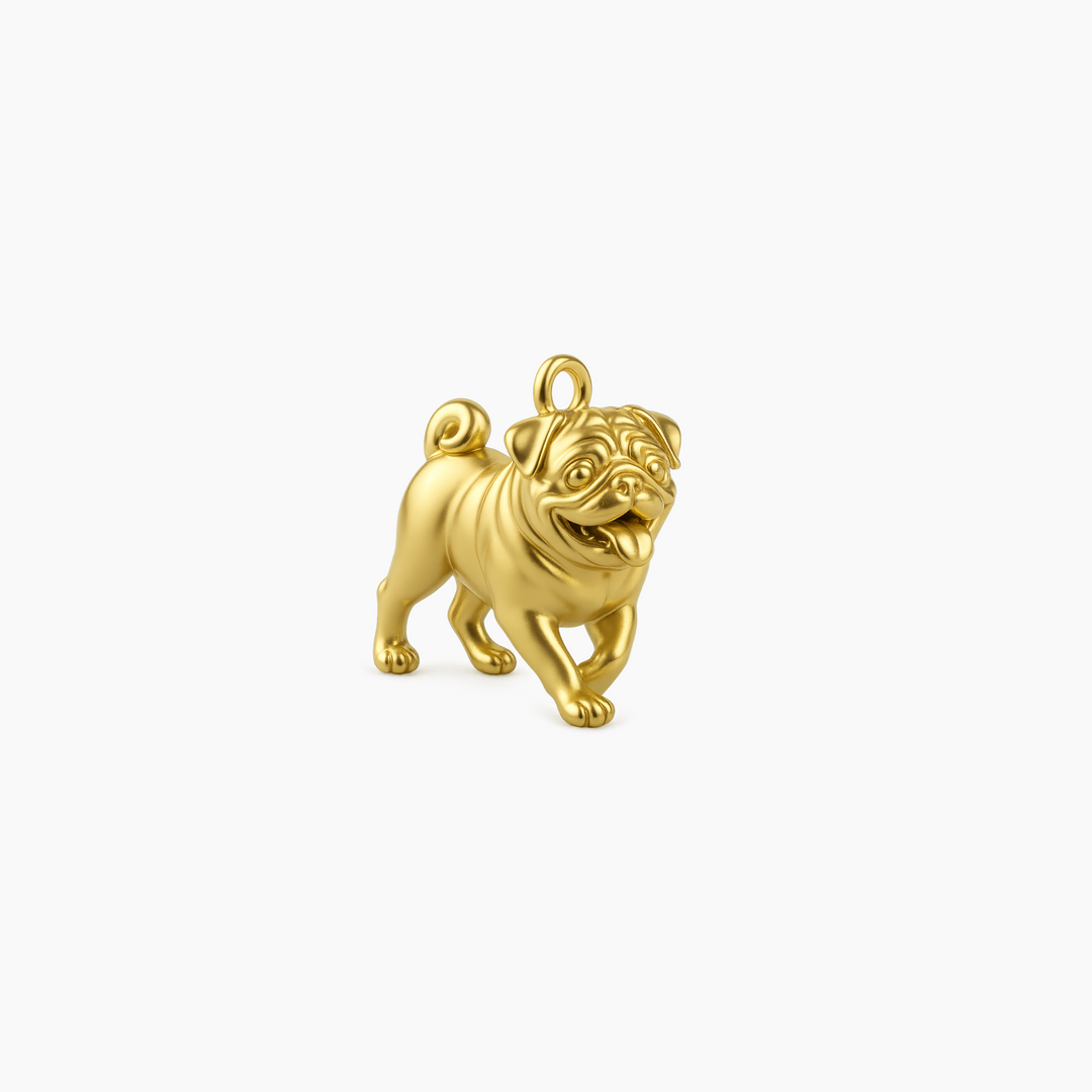 Custom charm design - Gold finish