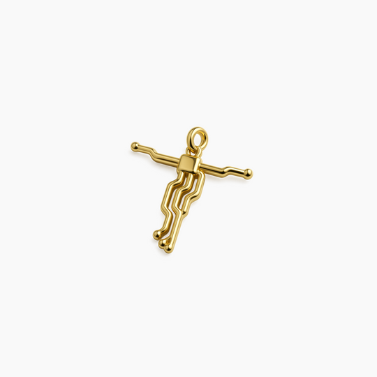 Custom charm design - Gold finish