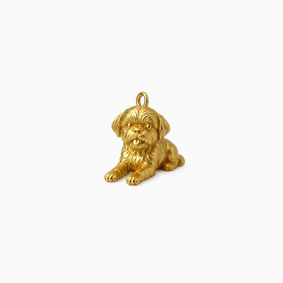 Custom charm design - Gold finish