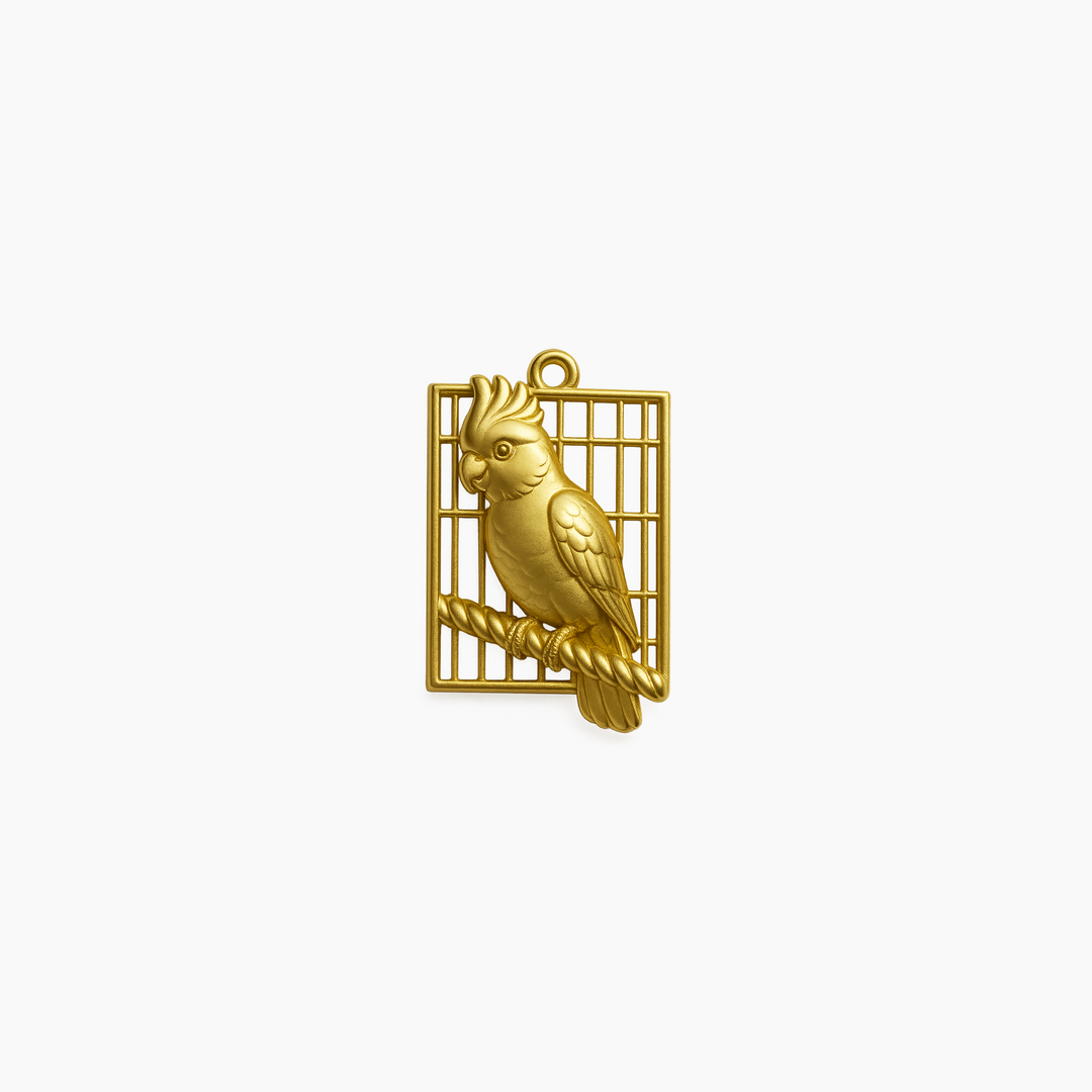 Custom charm design - Gold finish