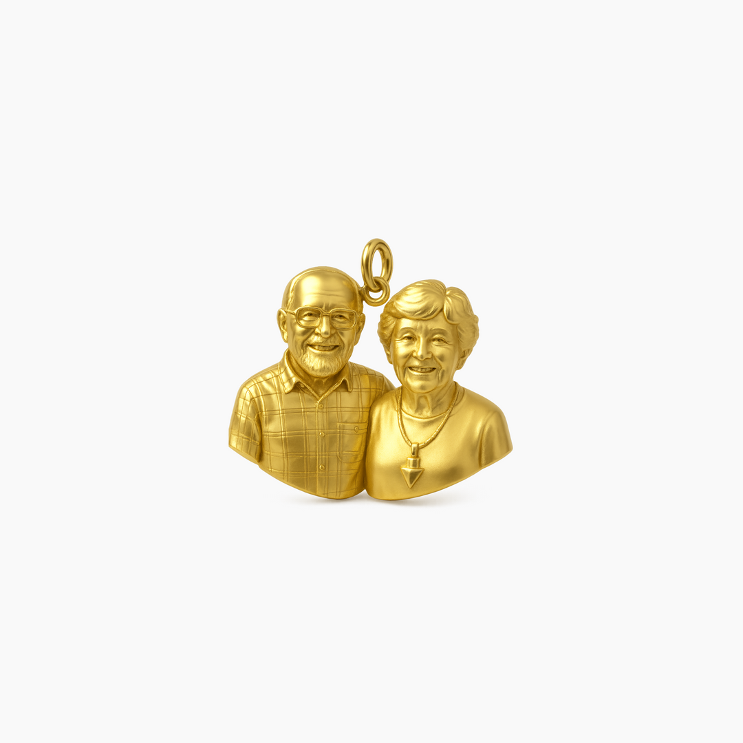 Custom charm design - Gold finish