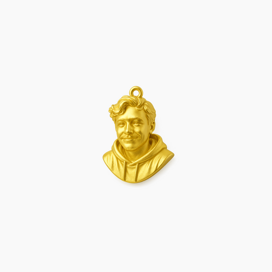 Custom charm design - Gold finish