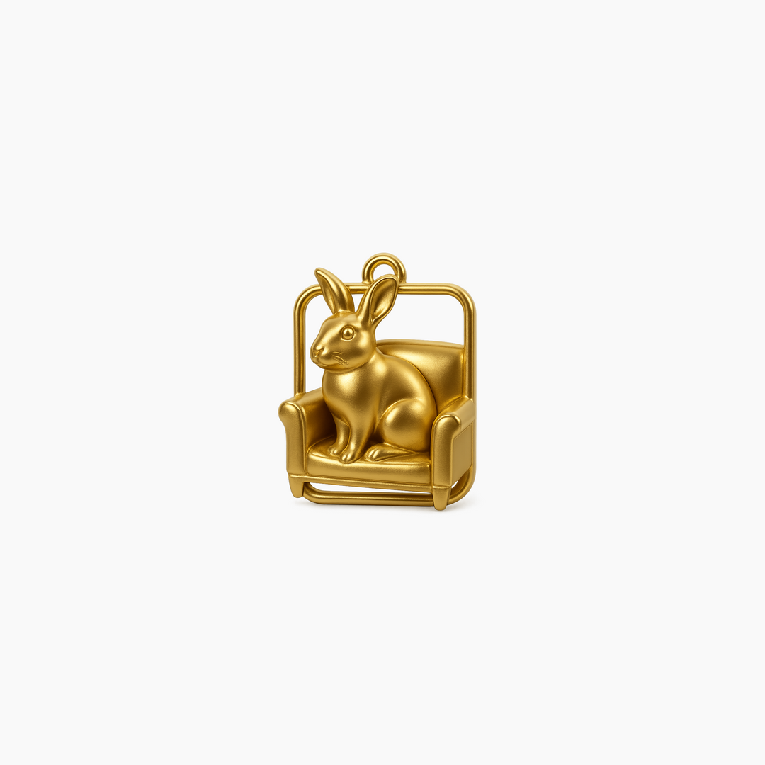 Custom charm design - Gold finish