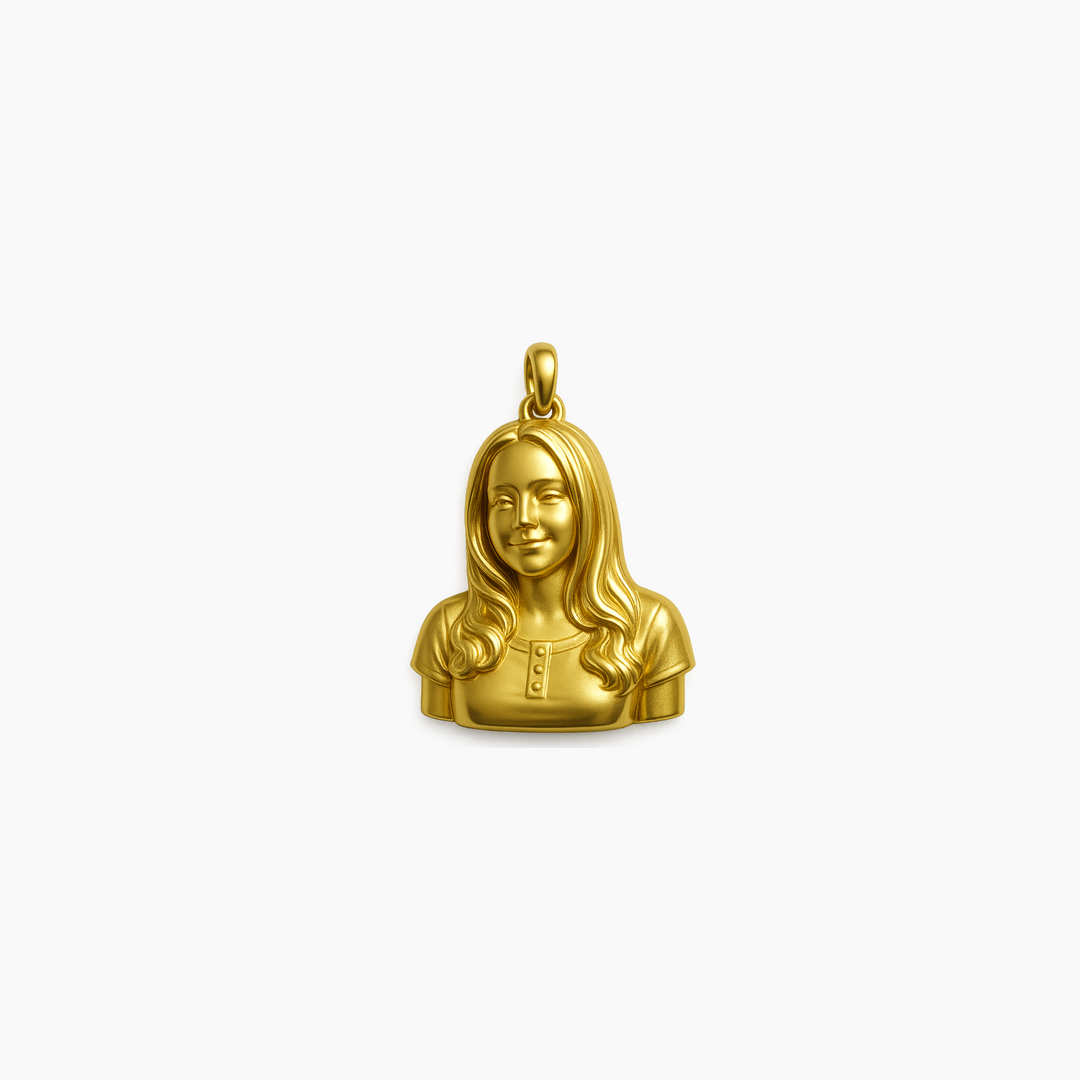 Custom charm design - Gold finish