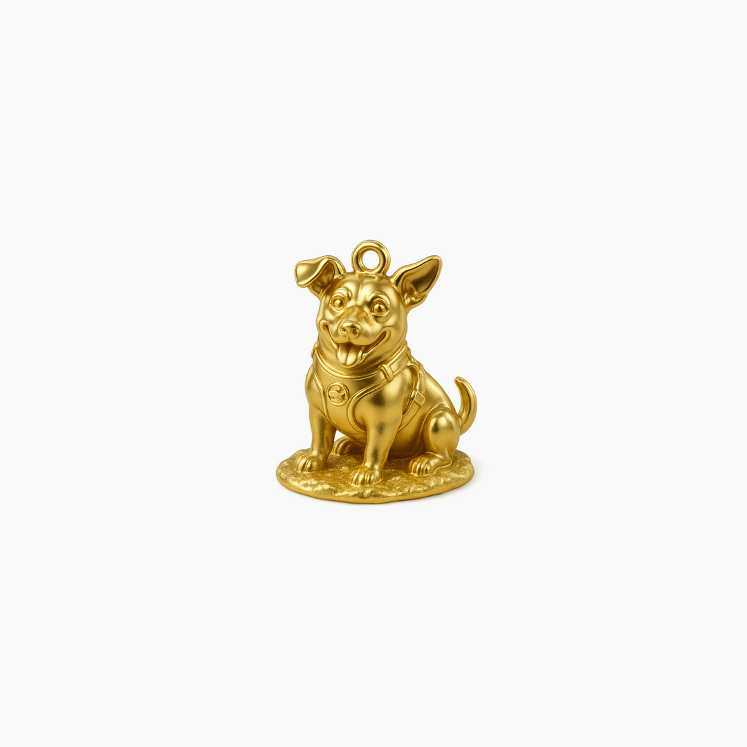 Custom charm design - Gold finish