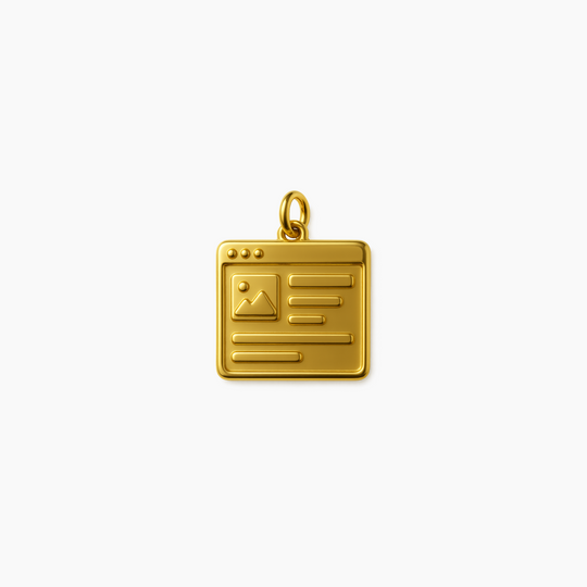 Gold finish