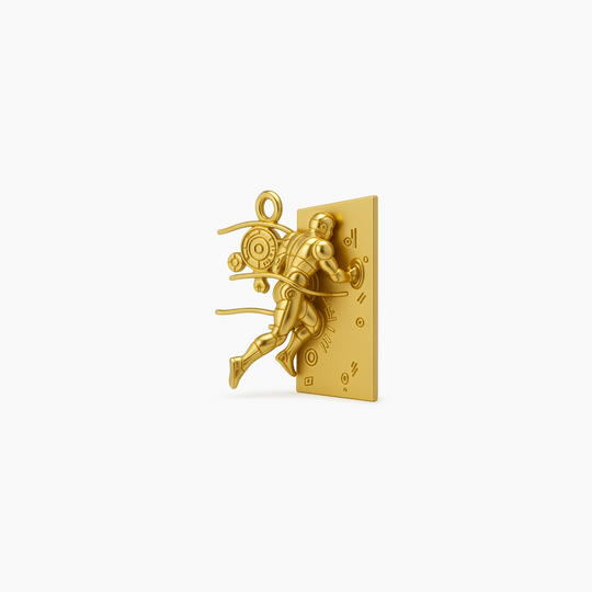 Gold finish