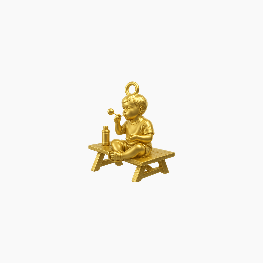 Gold finish