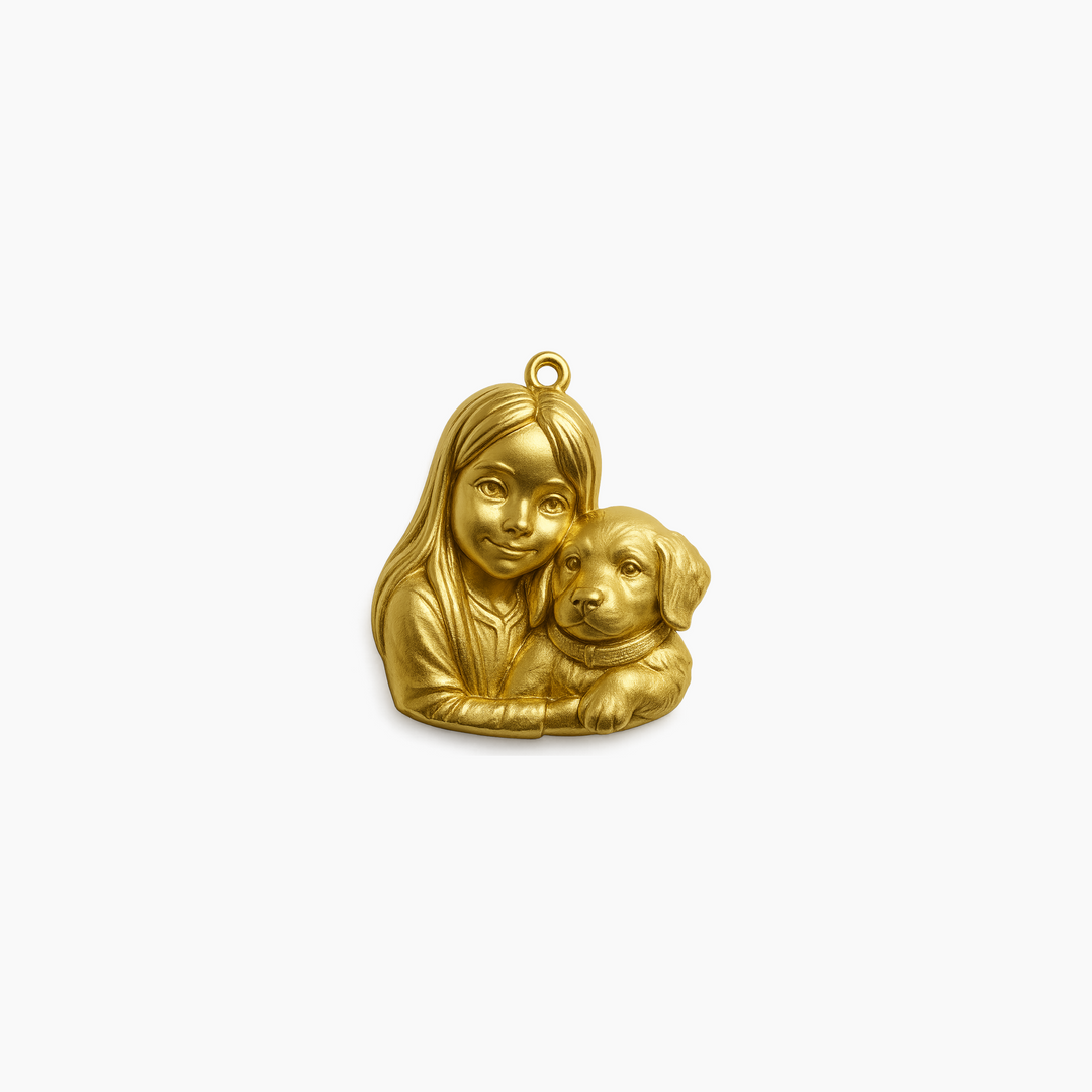 Gold finish