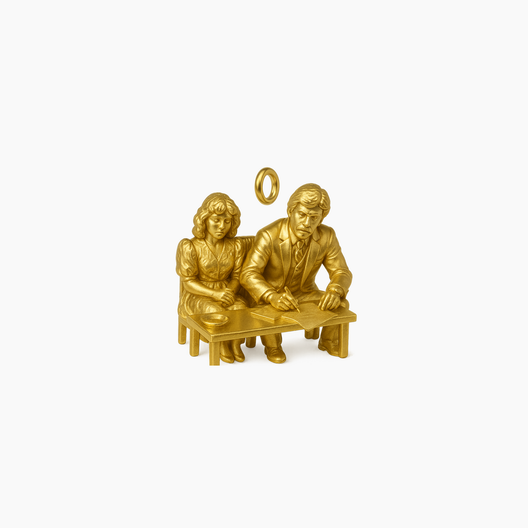 Gold finish