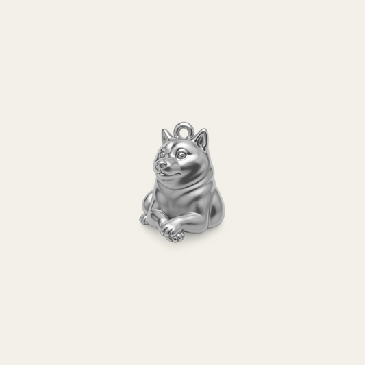 Custom charm design - Sterling Silver finish