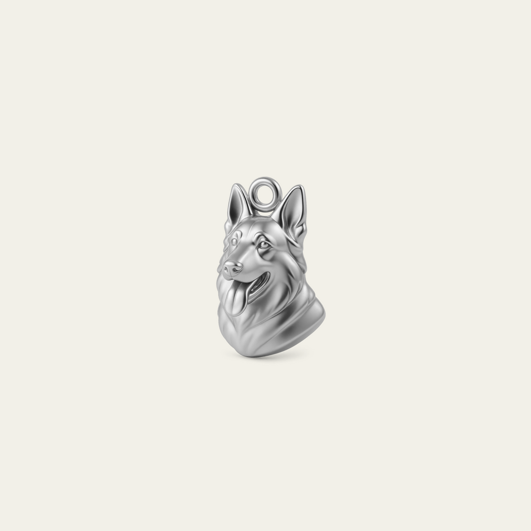 Custom charm design - Sterling Silver finish