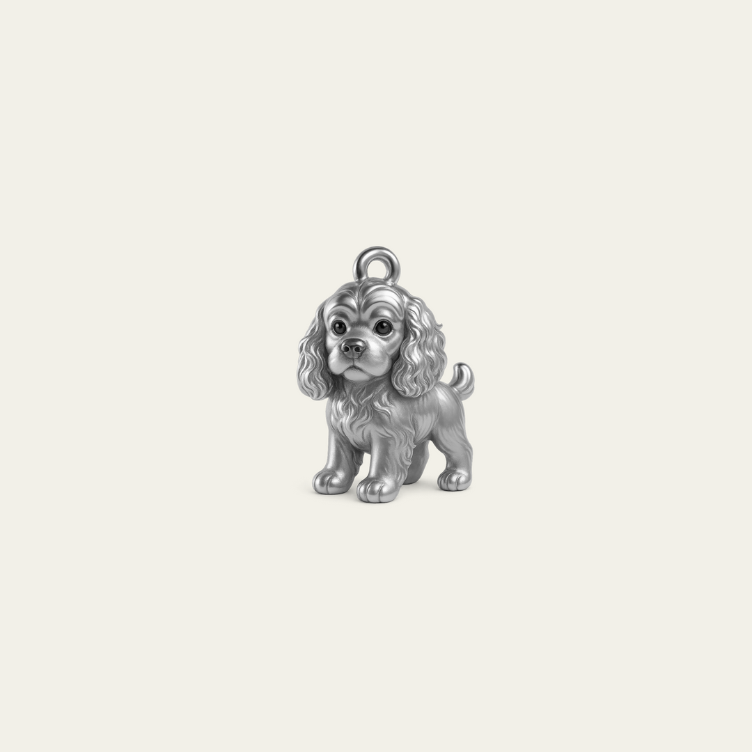 Custom charm design - Sterling Silver finish