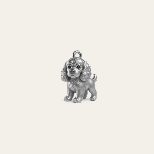 Custom charm design - Sterling Silver finish