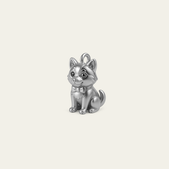 Custom charm design - Sterling Silver finish