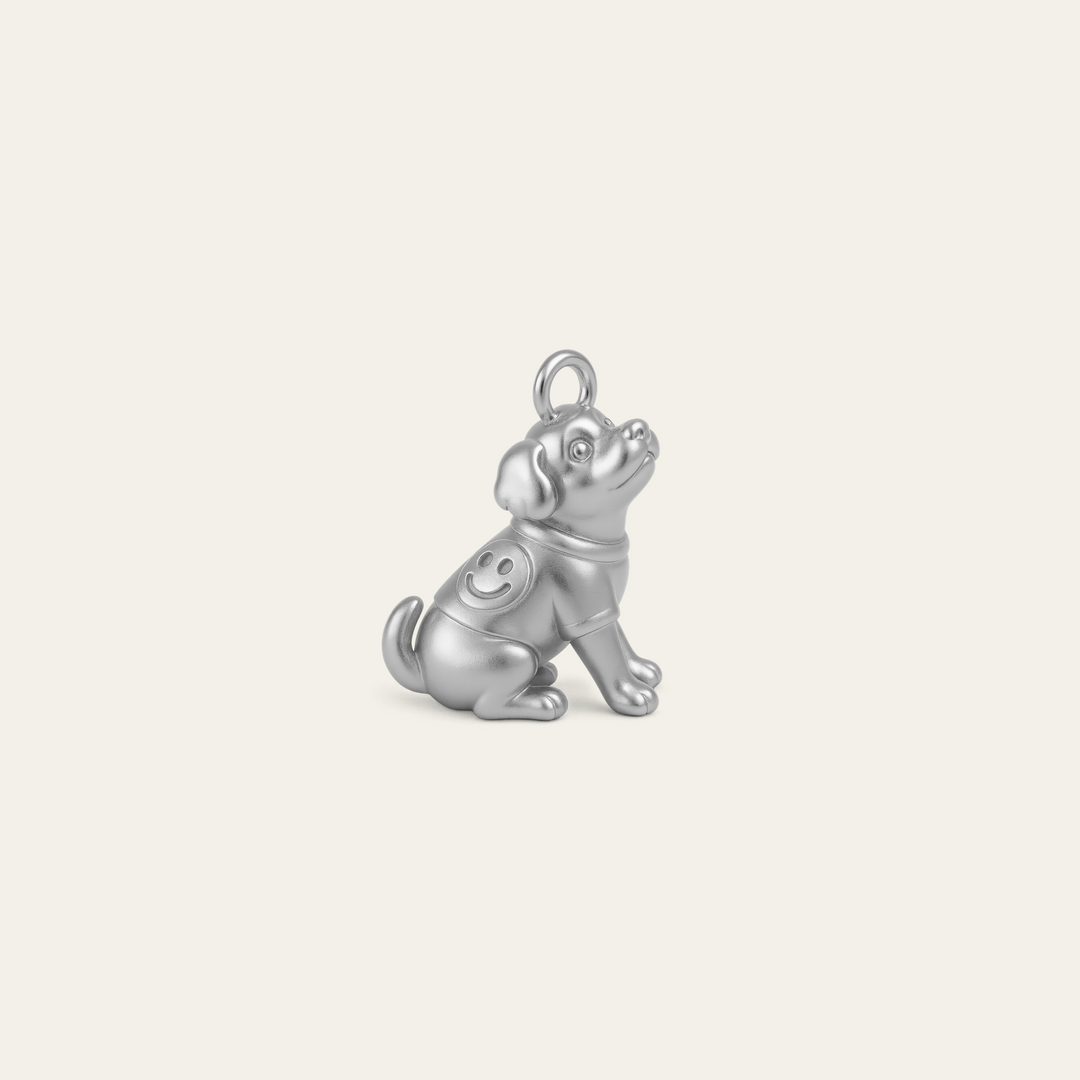 Custom charm design - Sterling Silver finish